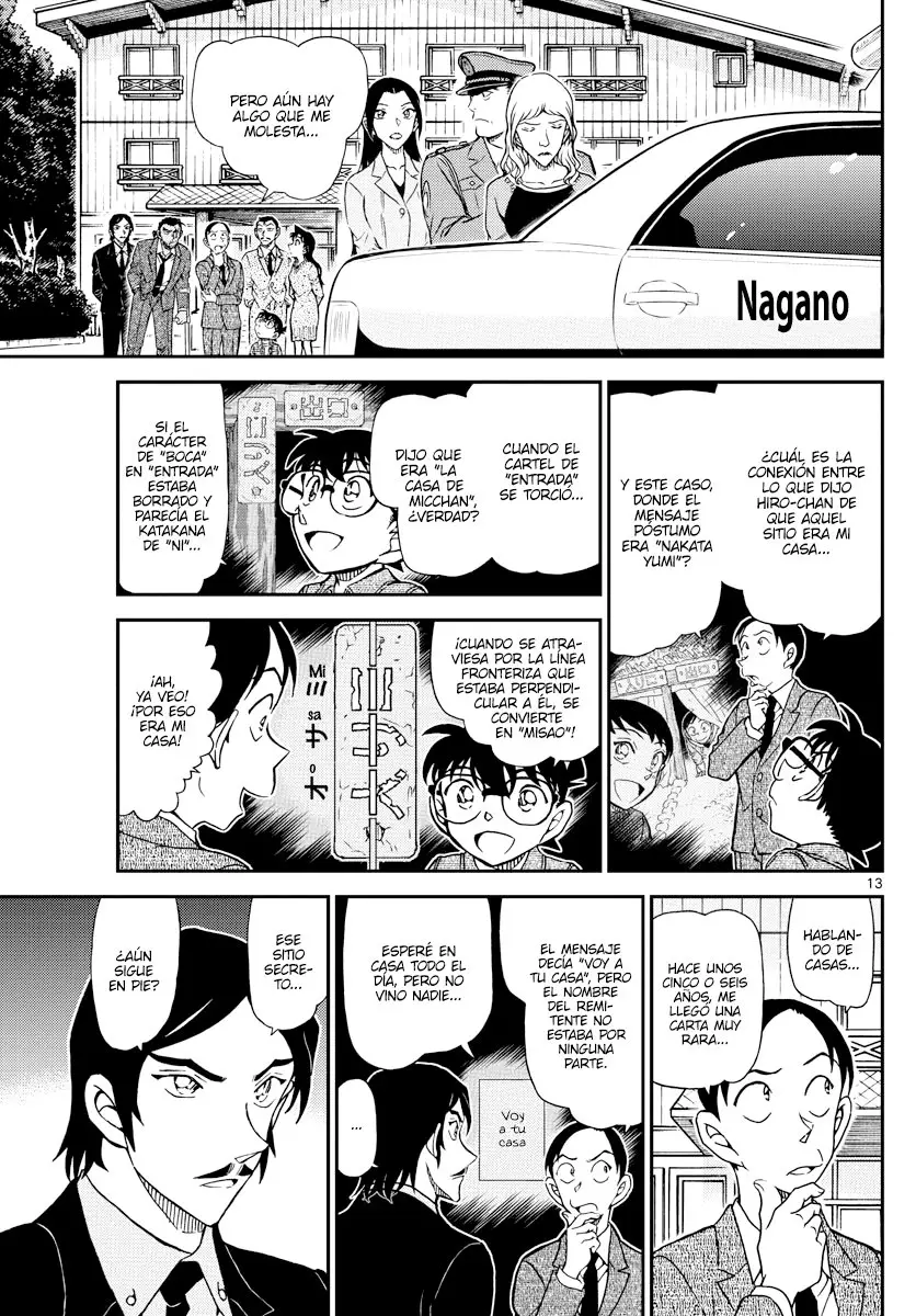 Detective Conan capítulo 1084 página 13