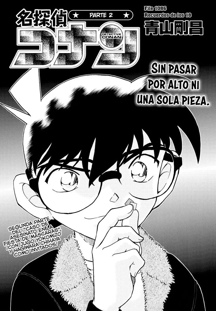 Detective Conan capítulo 1086 página 1