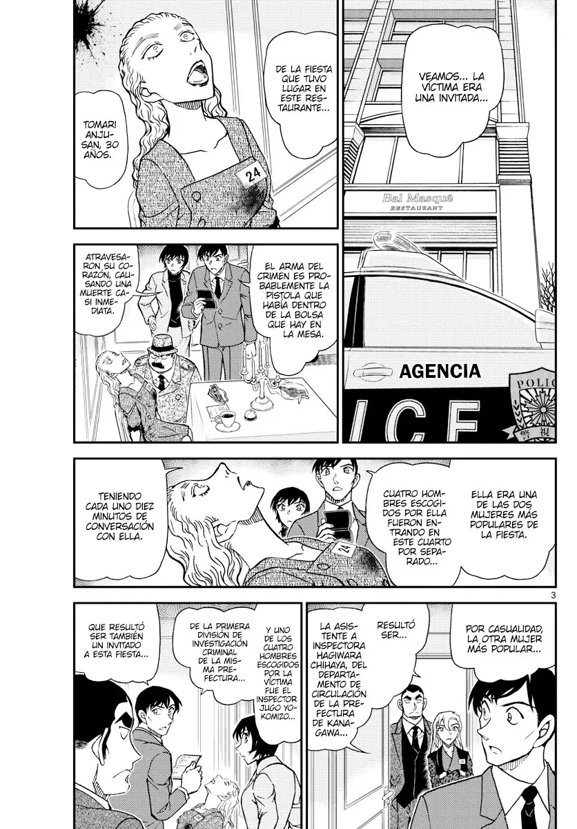 Detective Conan capítulo 1086 página 3