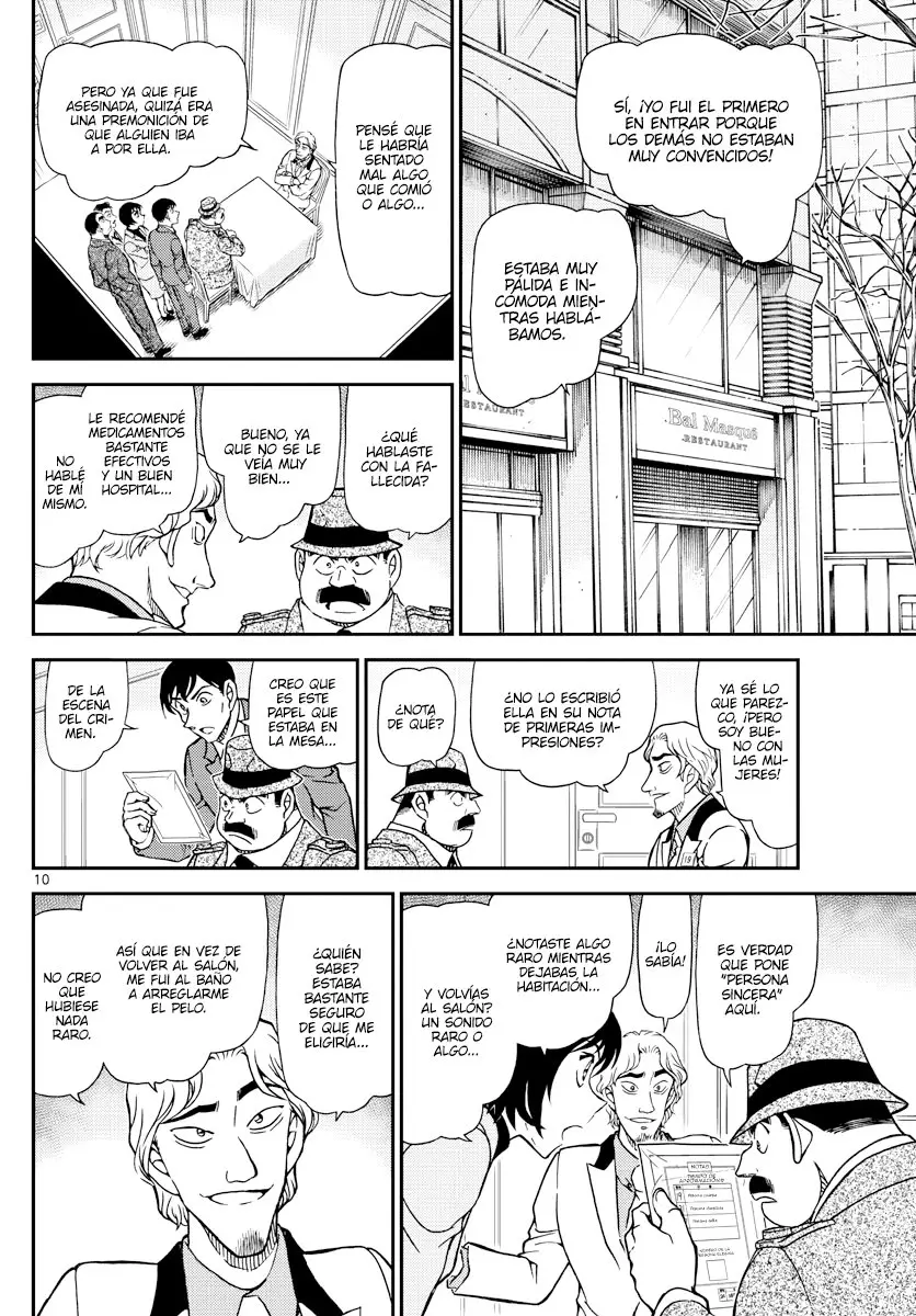 Detective Conan capítulo 1086 página 10