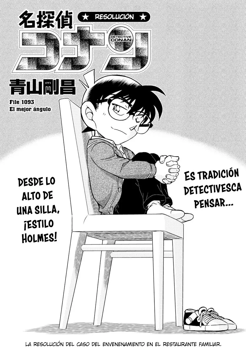 Detective Conan capítulo 1093 página 1