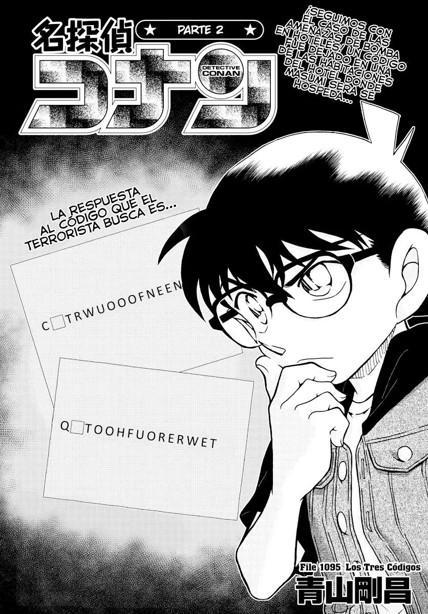 Detective Conan capítulo 1095 página 1