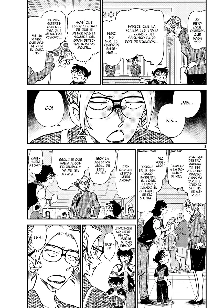 Detective Conan capítulo 1095 página 3