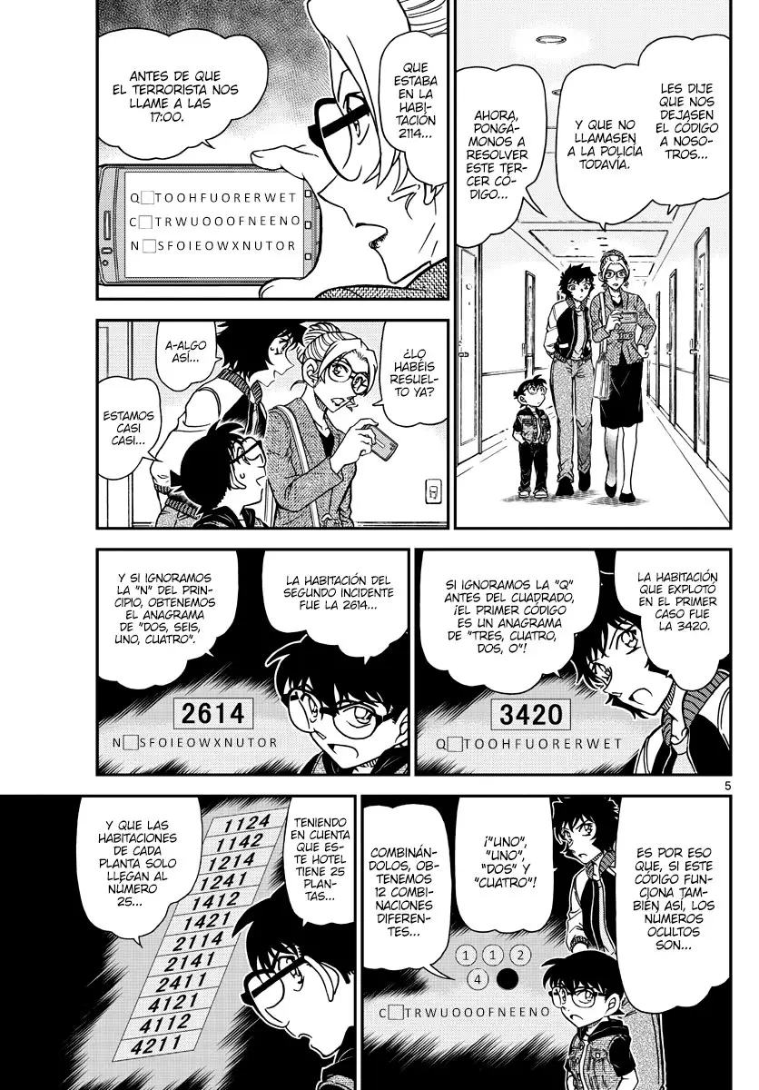 Detective Conan capítulo 1095 página 5