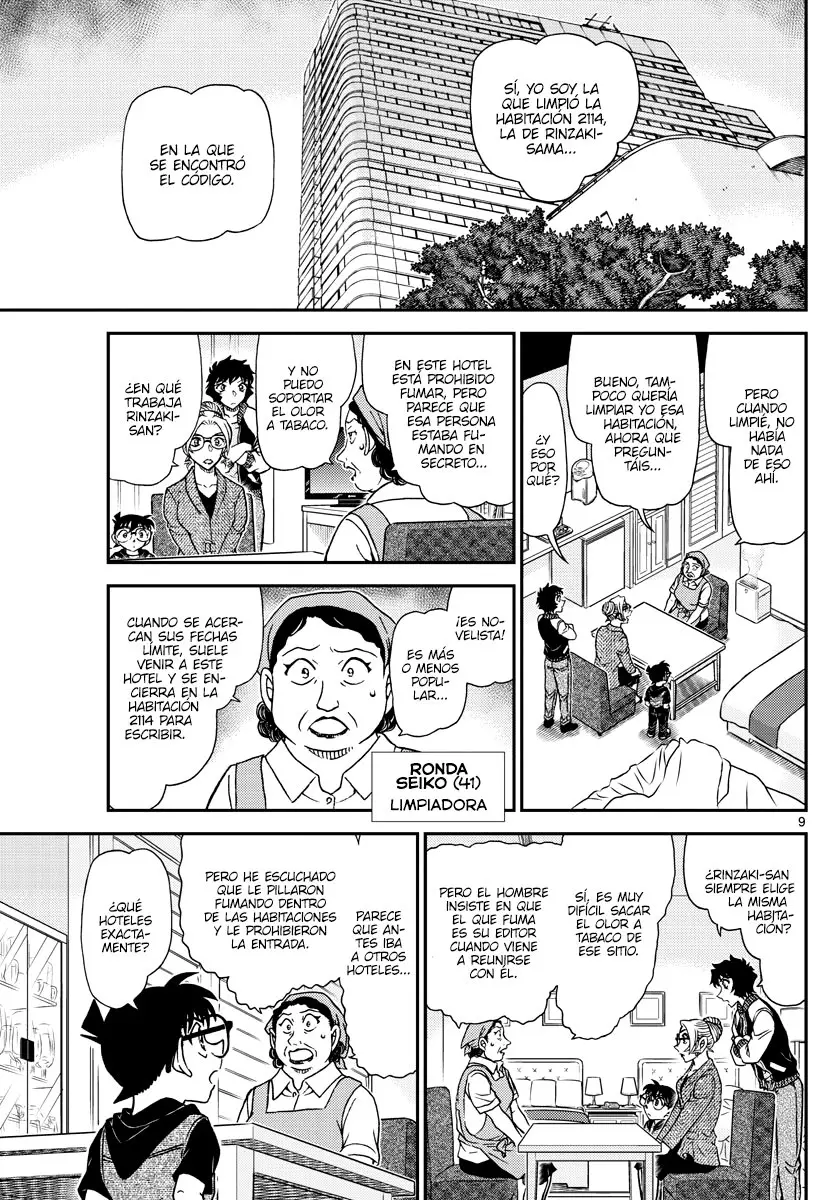 Detective Conan capítulo 1095 página 9