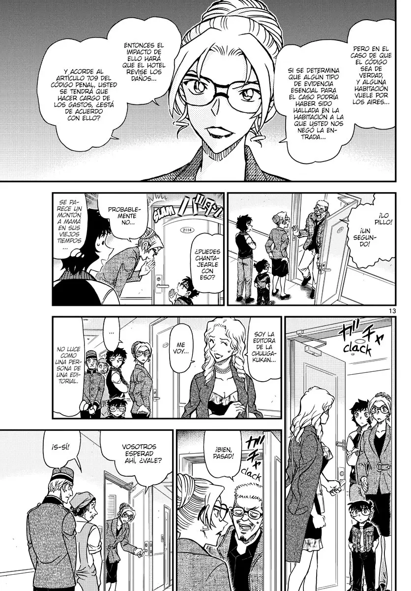 Detective Conan capítulo 1095 página 13