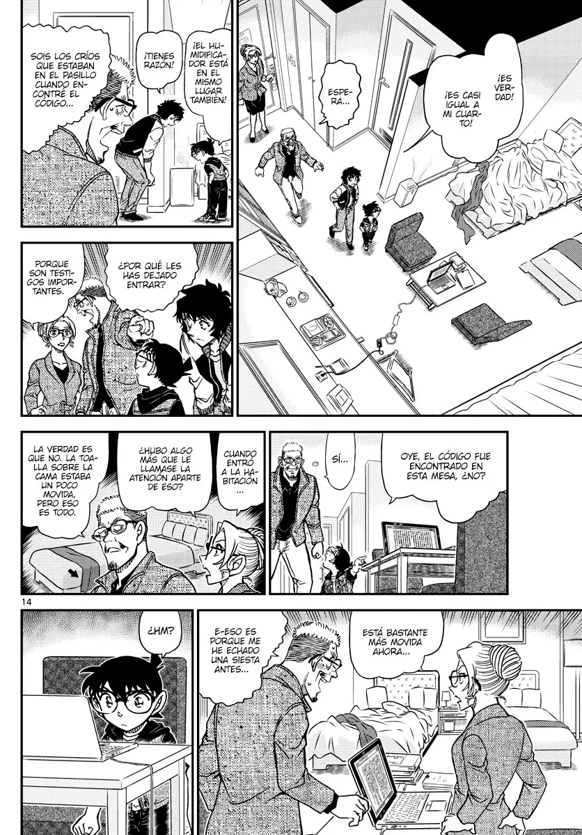 Detective Conan capítulo 1095 página 14