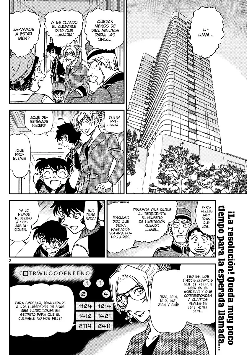 Detective Conan capítulo 1096 página 2