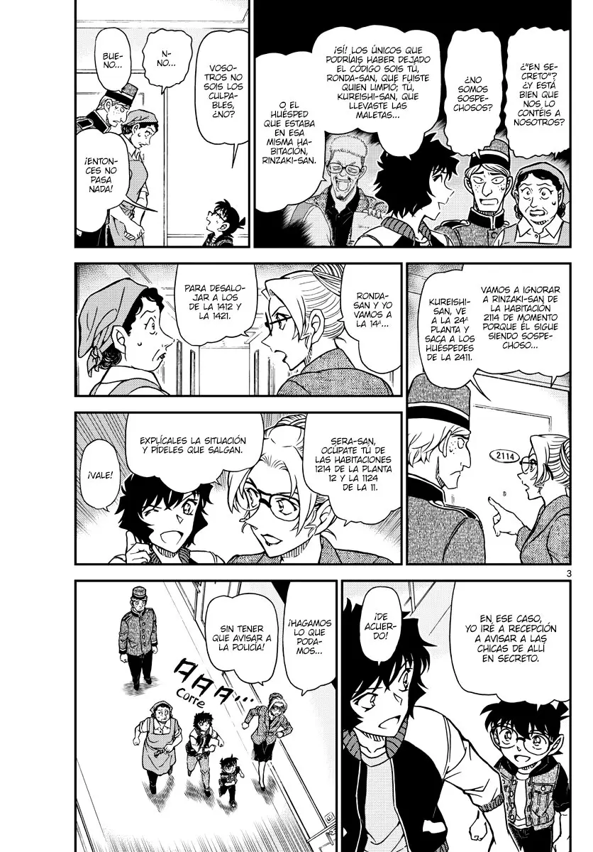 Detective Conan capítulo 1096 página 3
