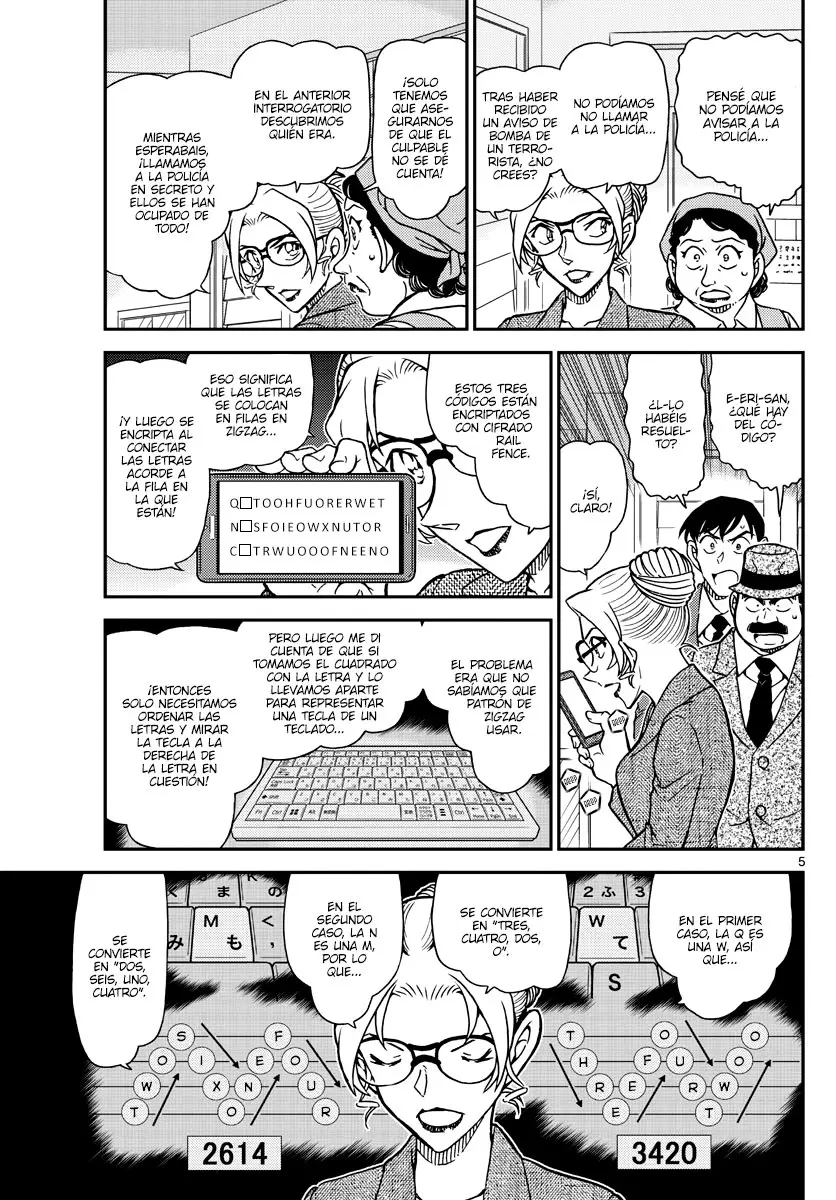 Detective Conan capítulo 1096 página 5