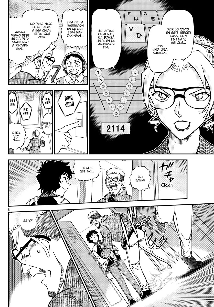 Detective Conan capítulo 1096 página 6