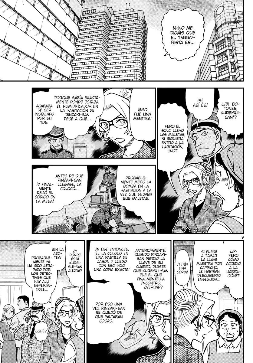 Detective Conan capítulo 1096 página 9