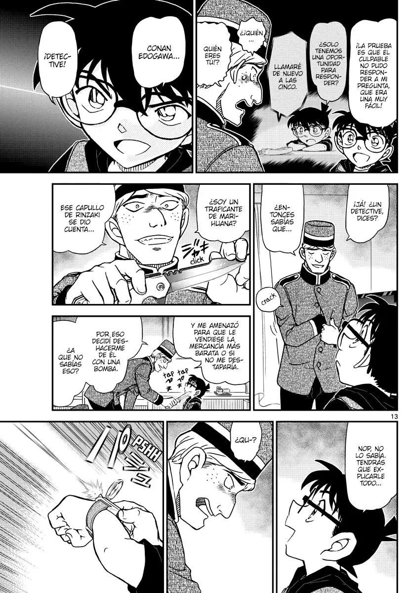 Detective Conan capítulo 1096 página 13