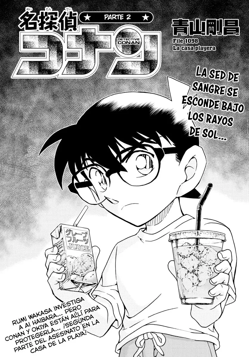 Detective Conan capítulo 1098 página 1