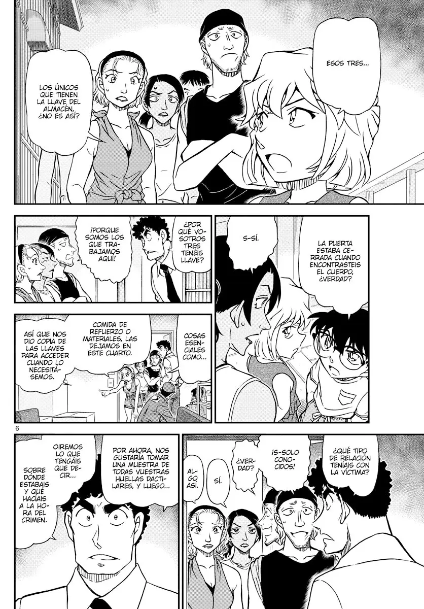 Detective Conan capítulo 1098 página 6