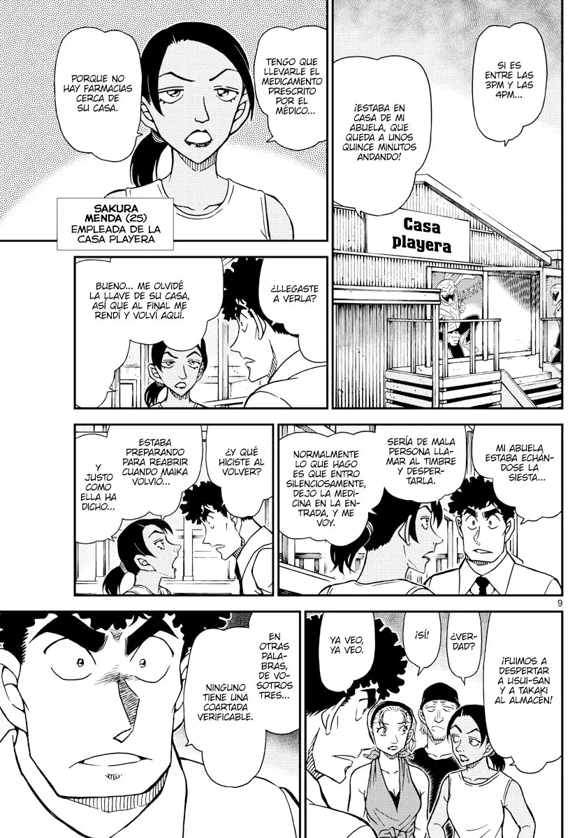 Detective Conan capítulo 1098 página 9