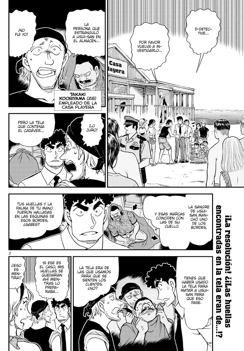 Detective Conan capítulo 1099 página 2