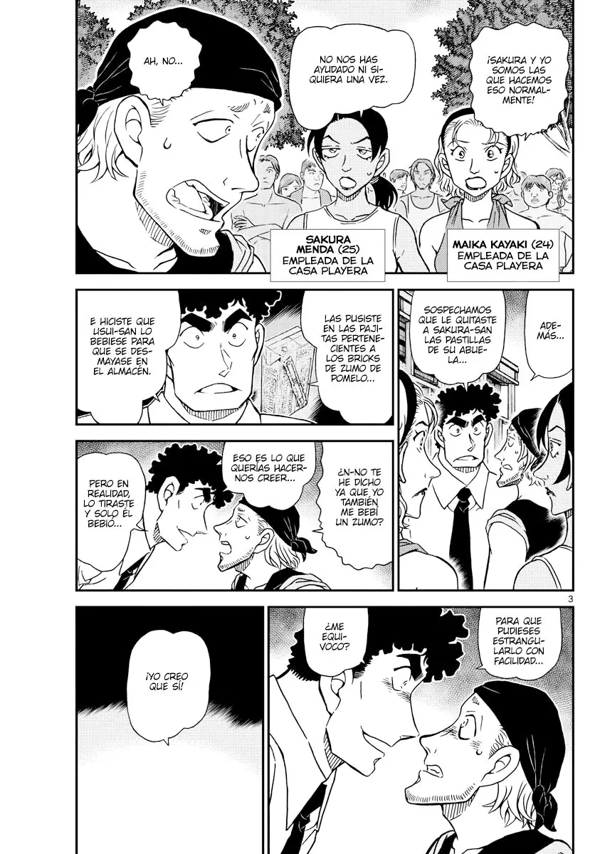 Detective Conan capítulo 1099 página 3