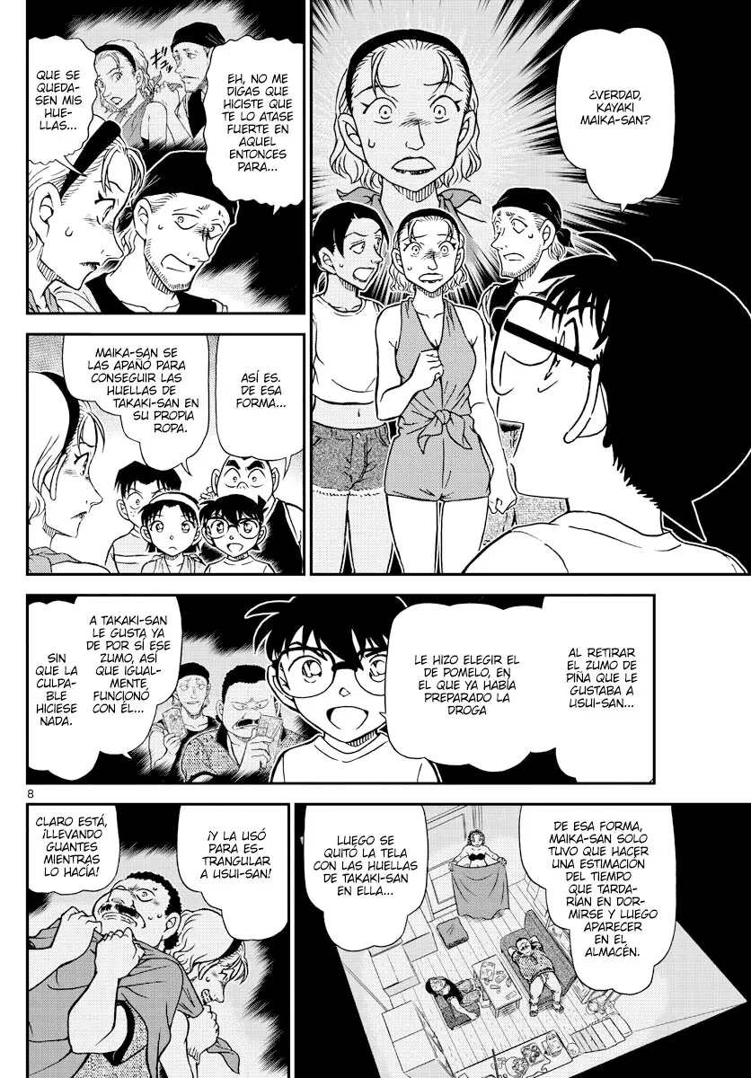Detective Conan capítulo 1099 página 8