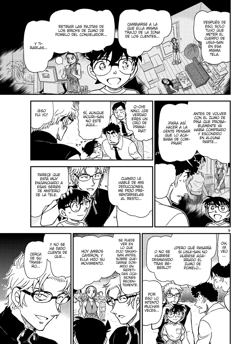 Detective Conan capítulo 1099 página 9