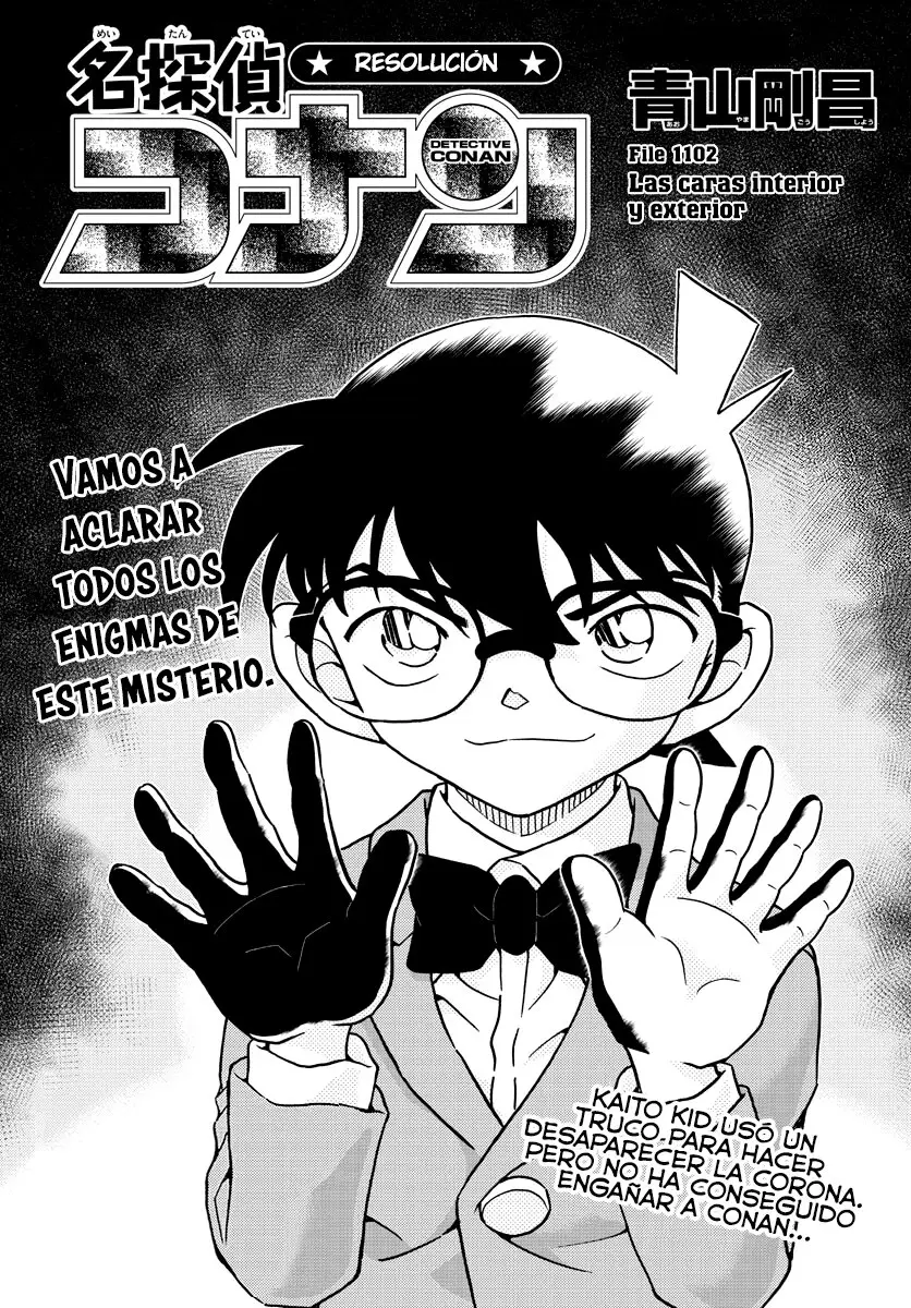 Detective Conan capítulo 1102 página 1