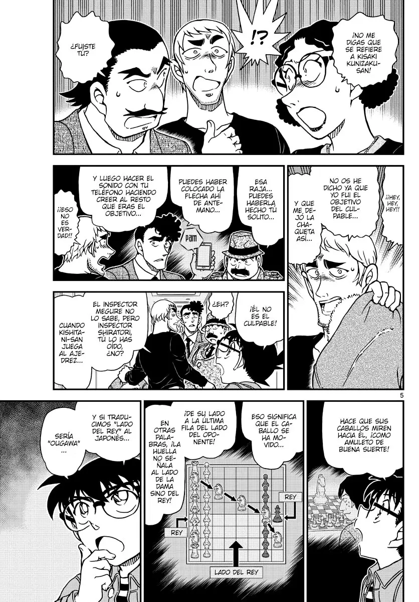Detective Conan capítulo 1105 página 5