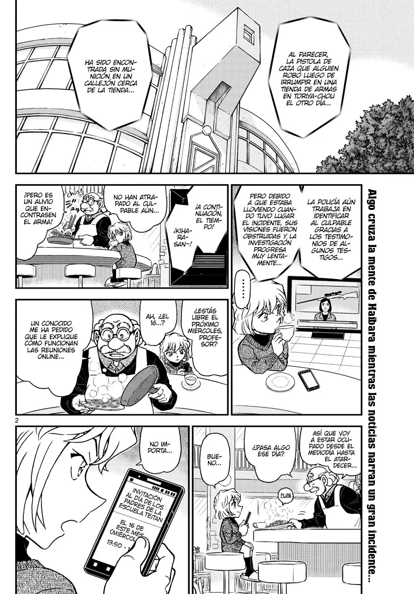 Detective Conan capítulo 1110 página 2