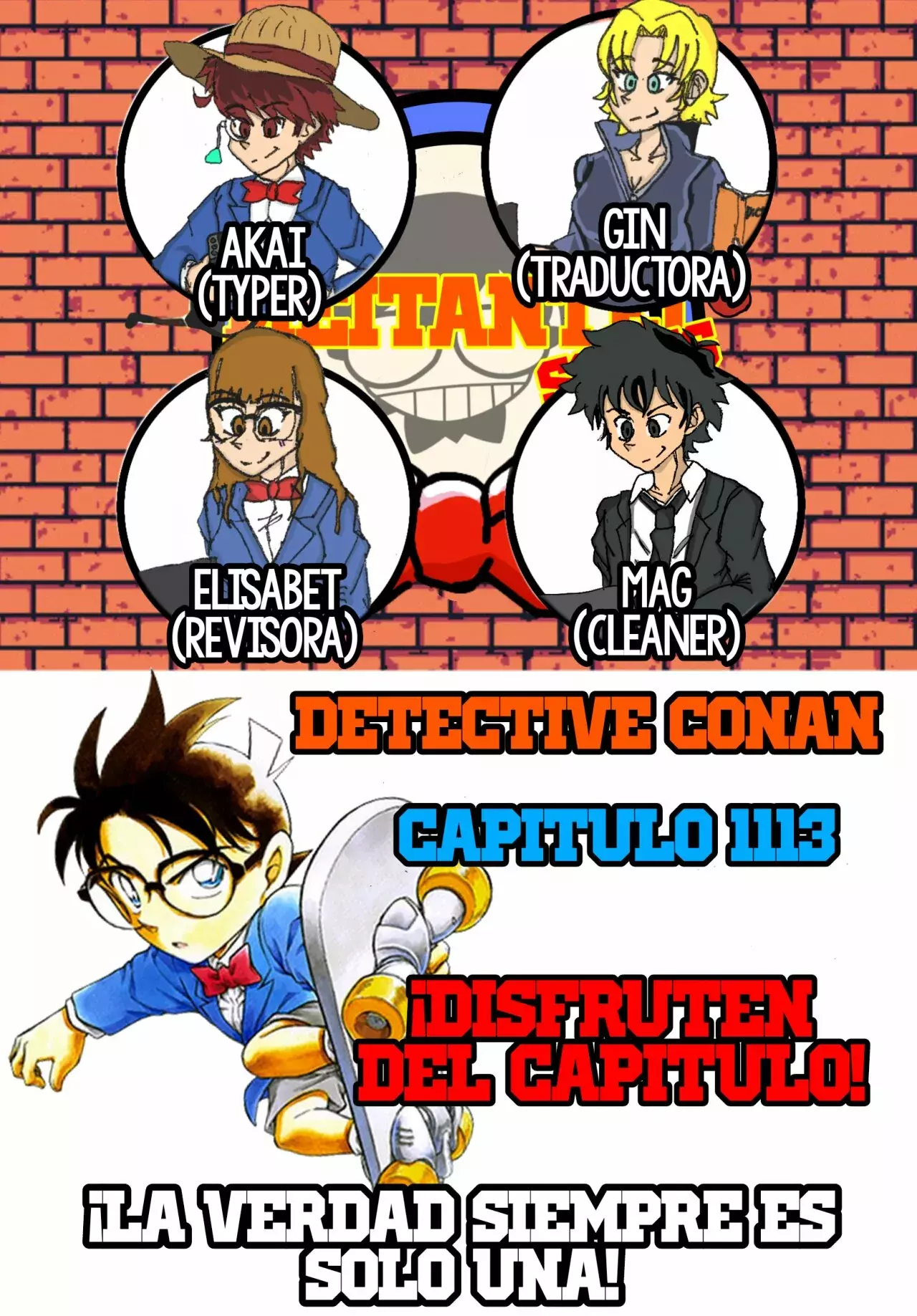 Detective Conan capítulo 1113 página 1