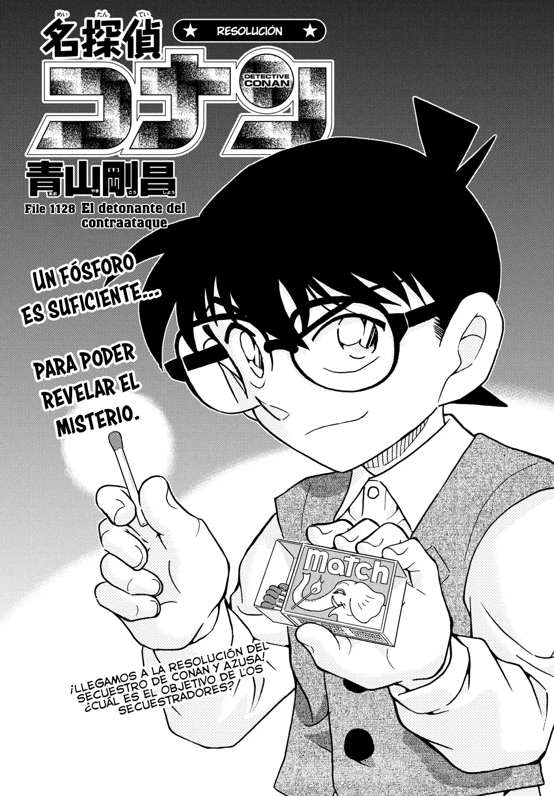 Detective Conan capítulo 1128 página 1
