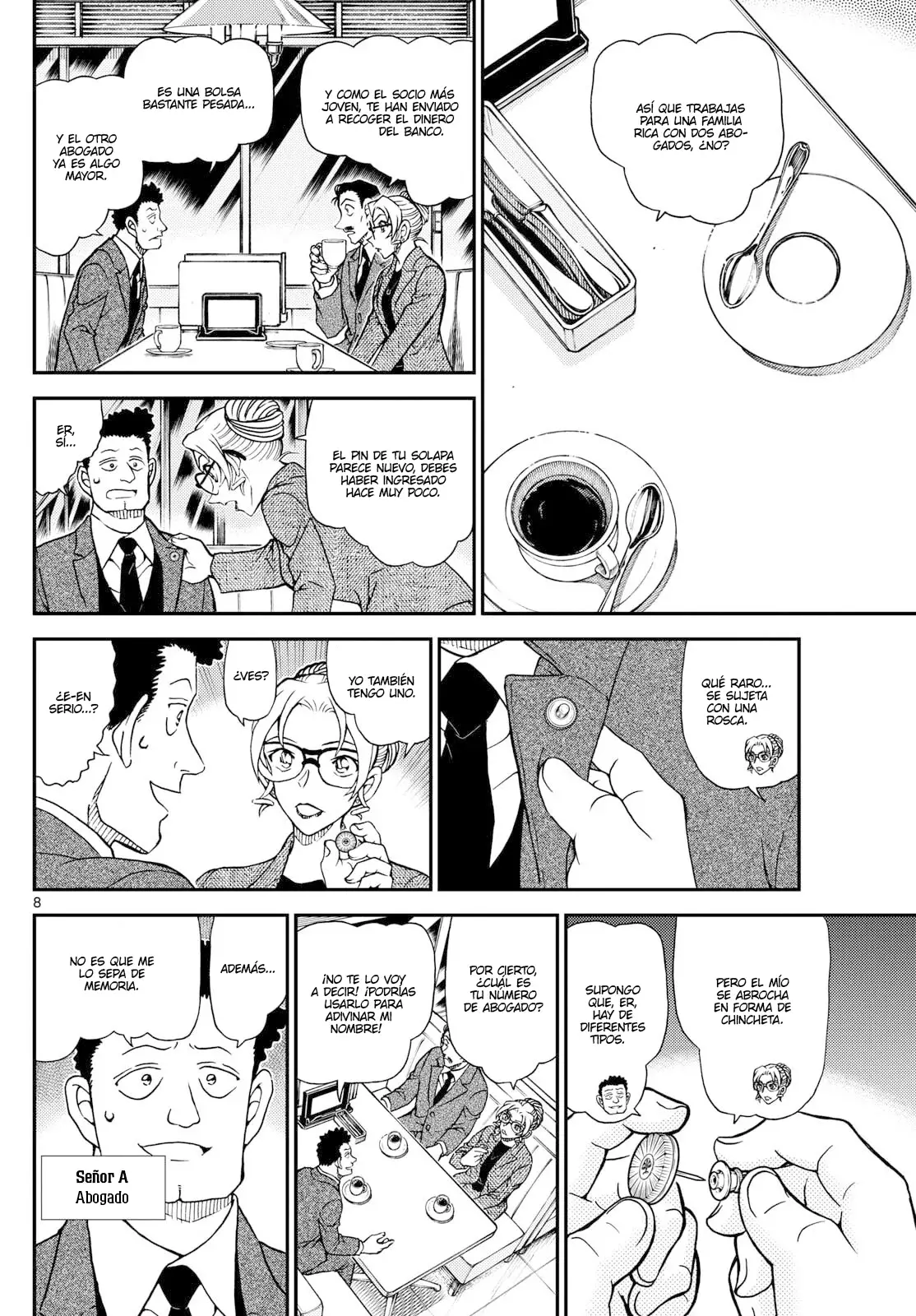 Detective Conan capítulo 1142 página 8