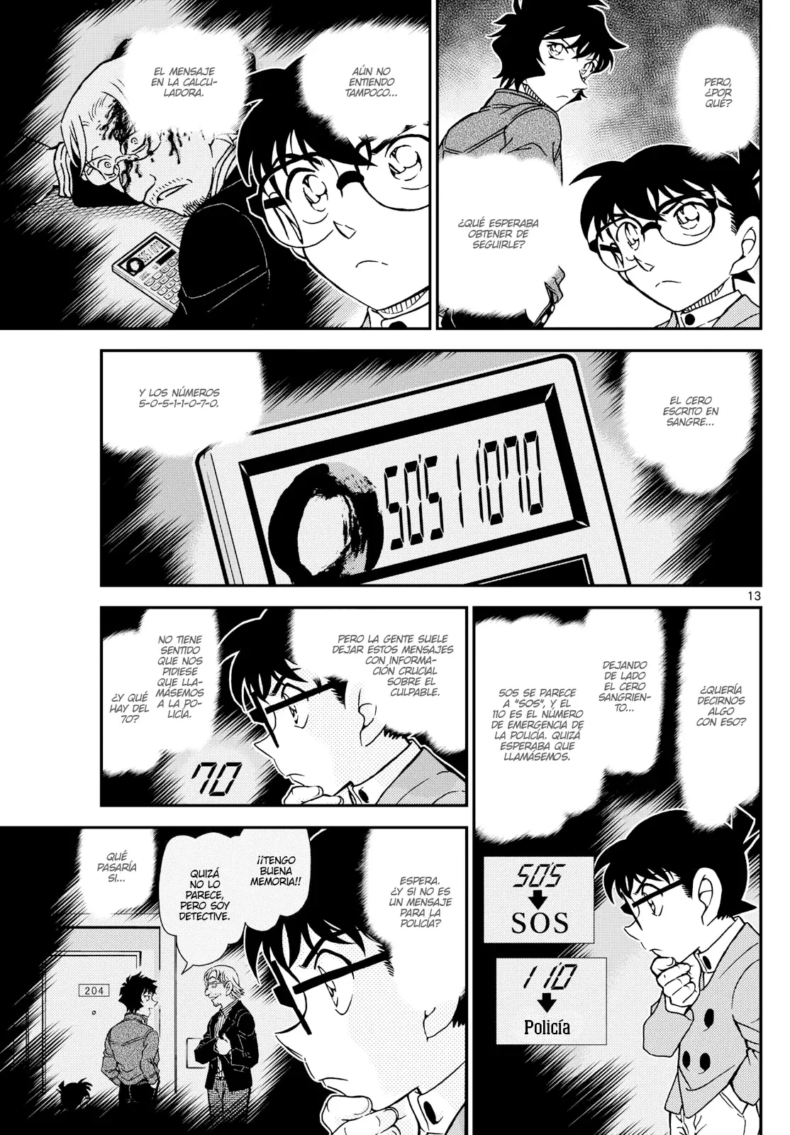 Detective Conan capítulo 1152 página 13
