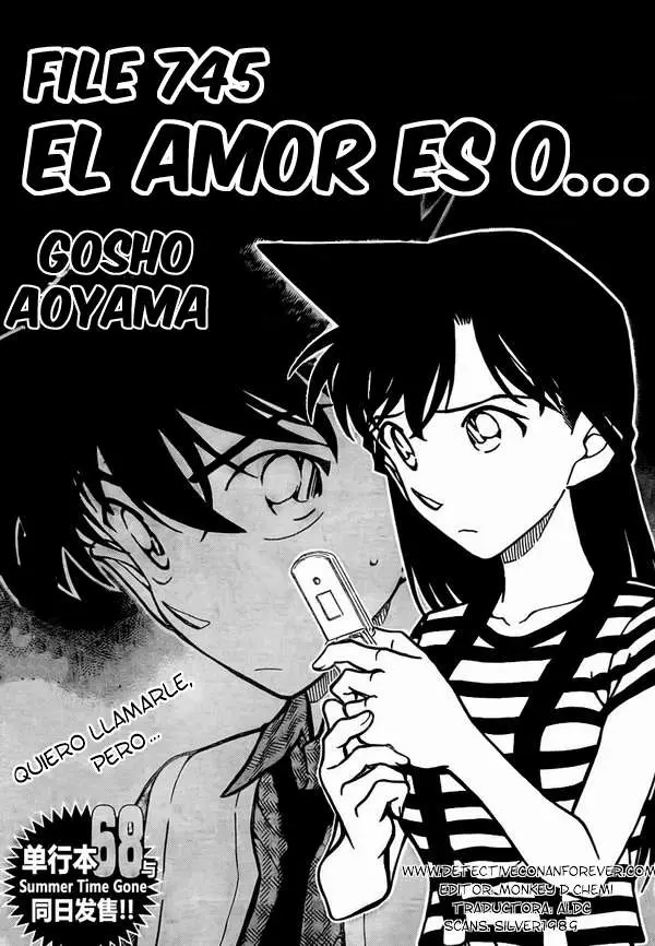 Detective Conan capítulo 745 página 1