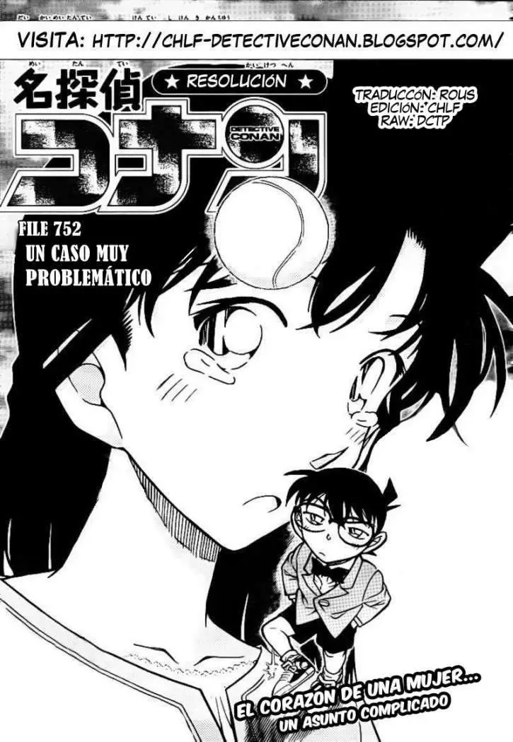 Detective Conan capítulo 752 página 1