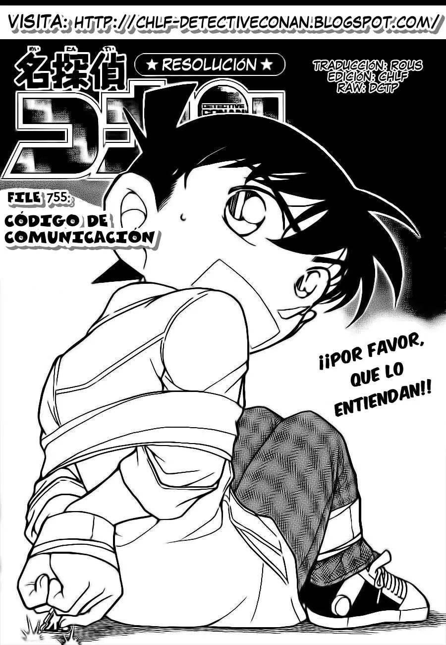 Detective Conan capítulo 755 página 1