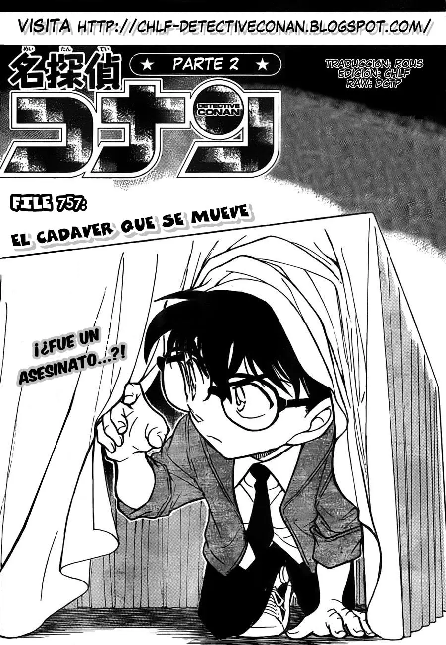 Detective Conan capítulo 757 página 1