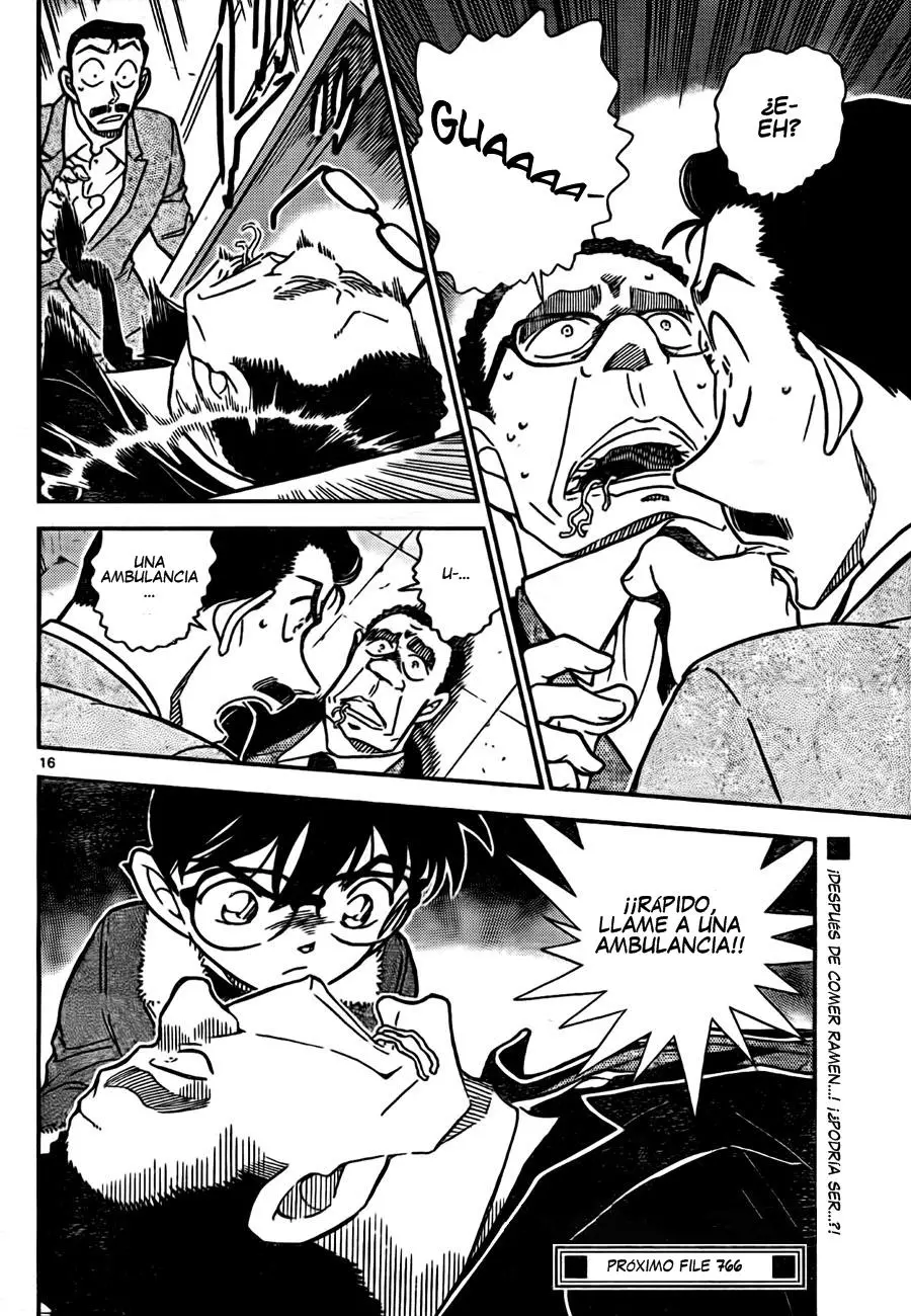 Detective Conan capítulo 765 página 16