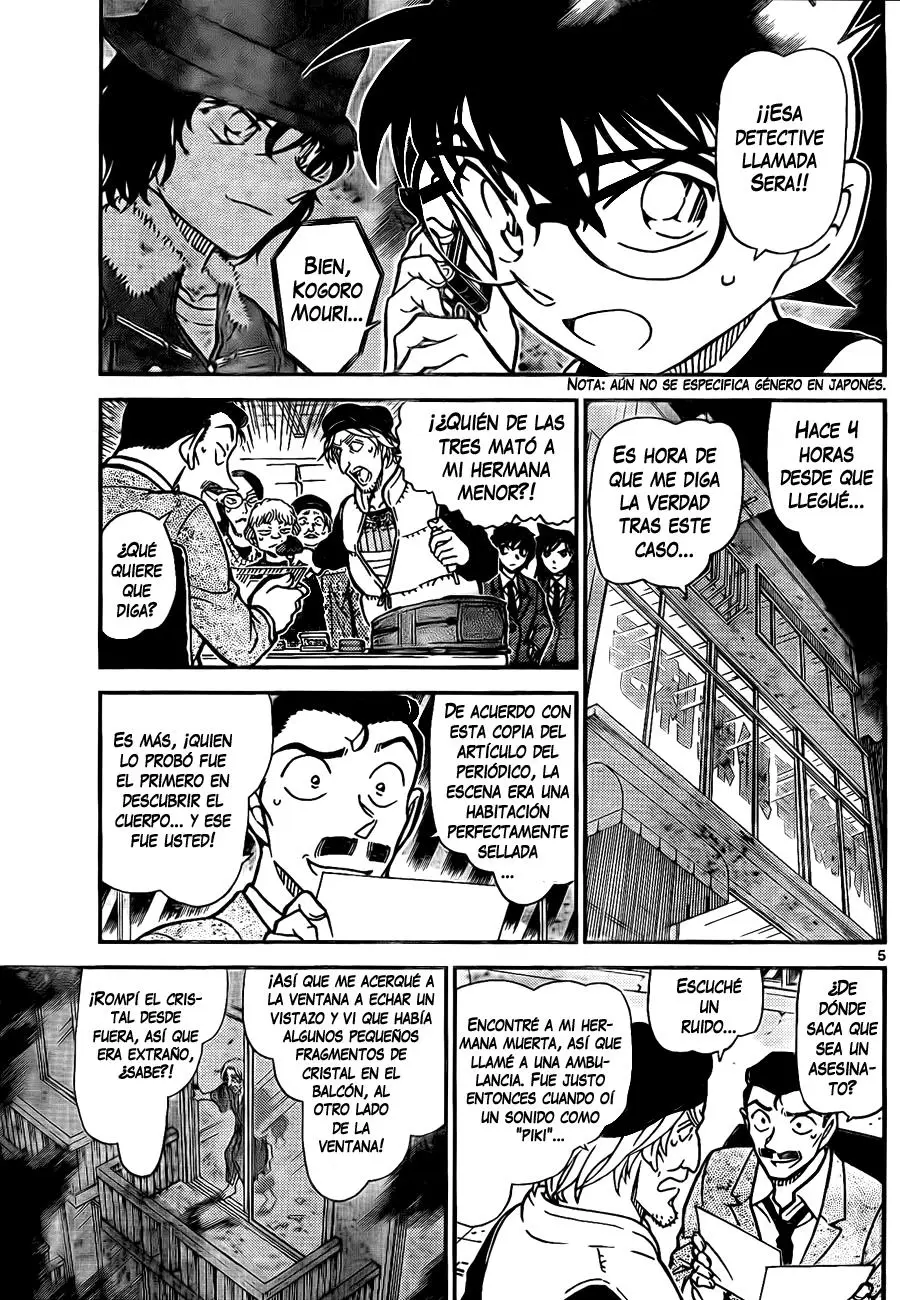 Detective Conan capítulo 772 página 5
