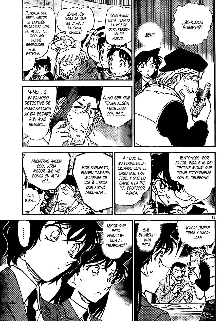 Detective Conan capítulo 772 página 13
