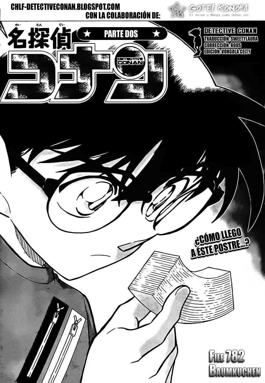 Detective Conan capítulo 782 página 1