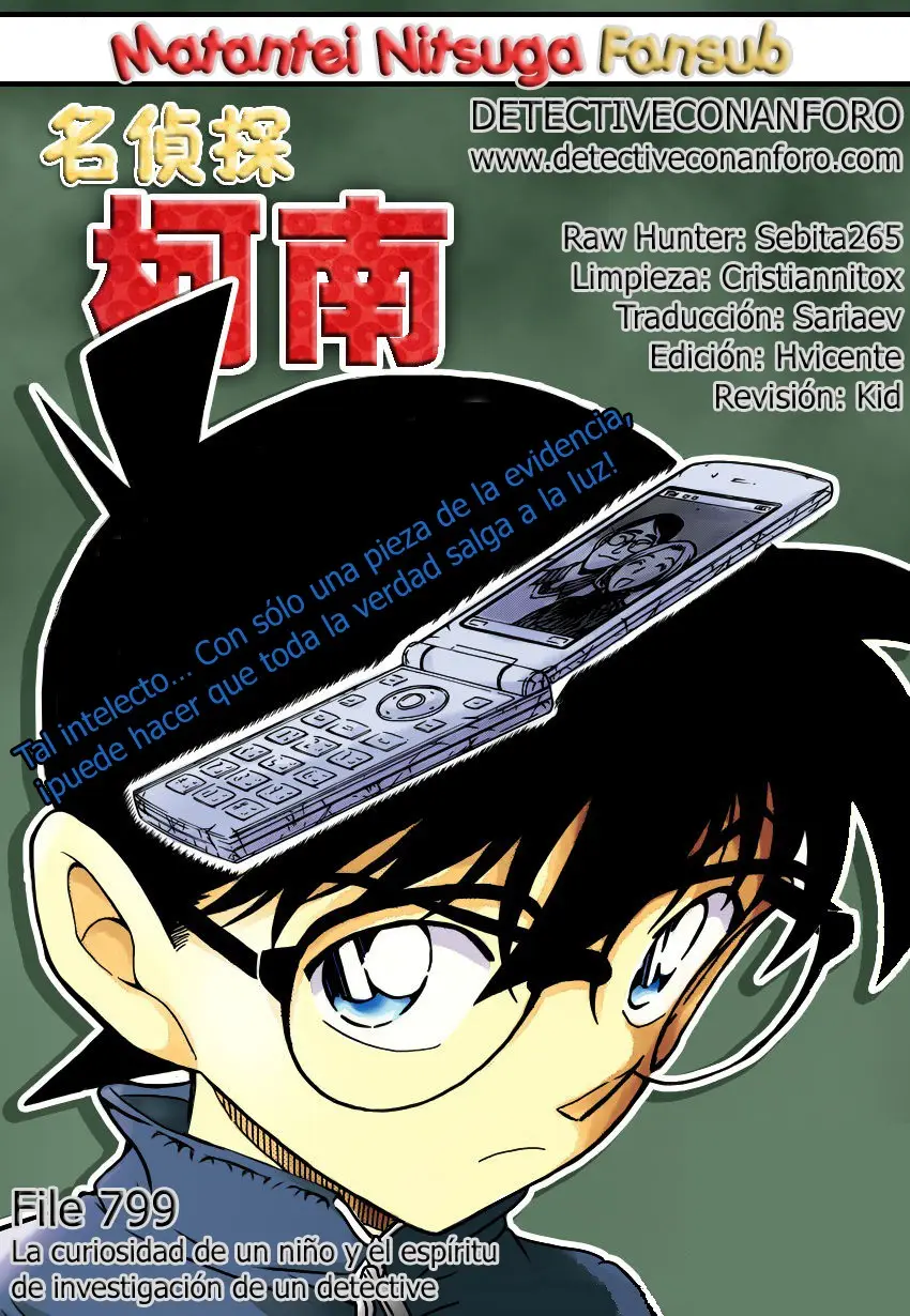 Detective Conan capítulo 799 página 1