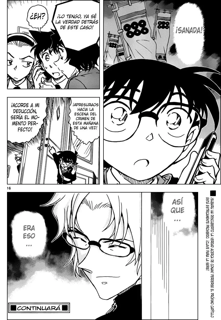 Detective Conan capítulo 813 página 16
