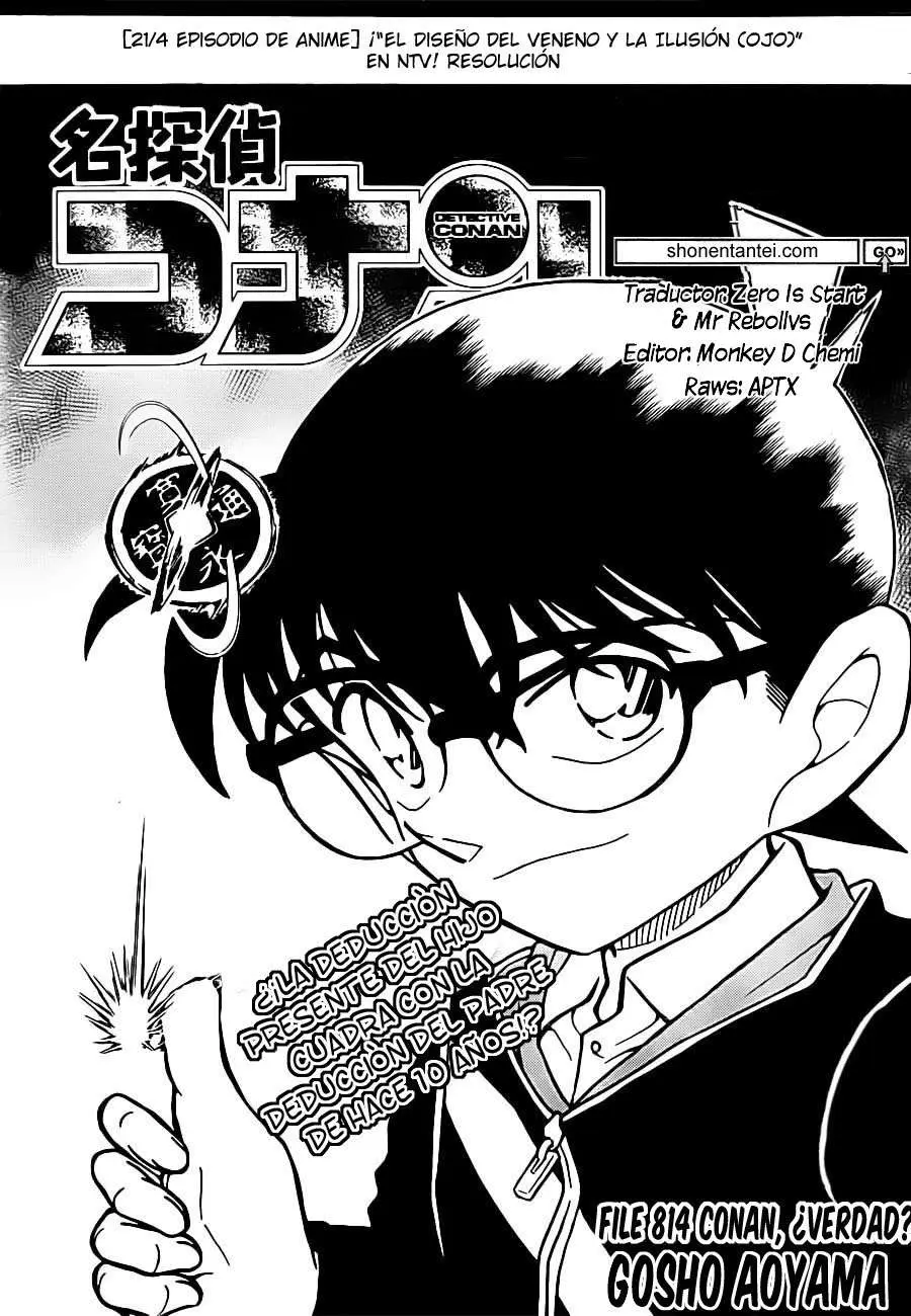Detective Conan capítulo 814 página 1