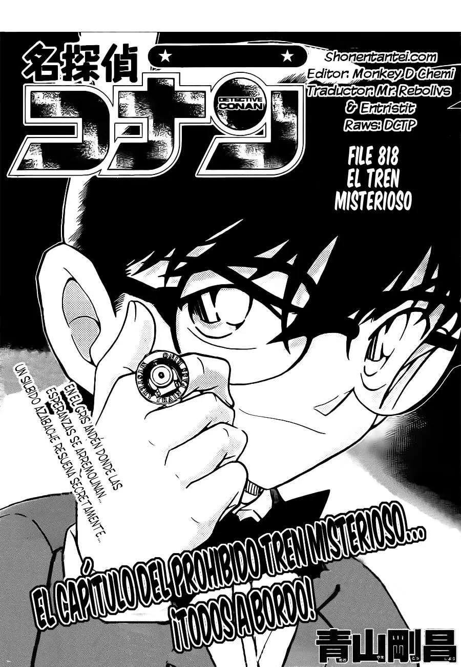 Detective Conan capítulo 818 página 1