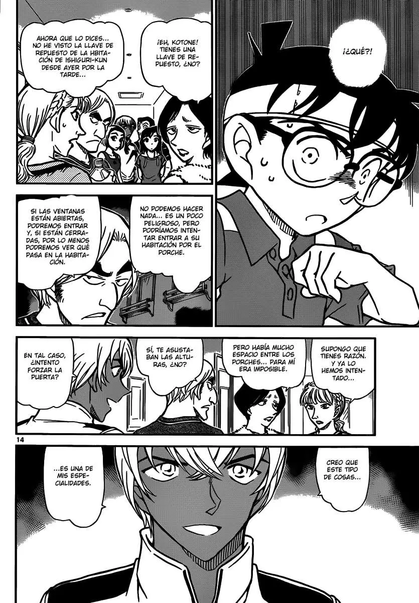 Detective Conan capítulo 825 página 14