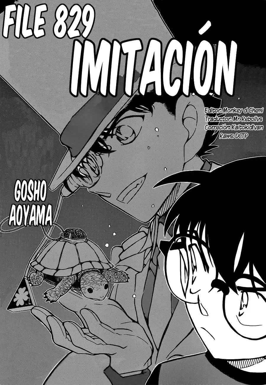 Detective Conan capítulo 829 página 1
