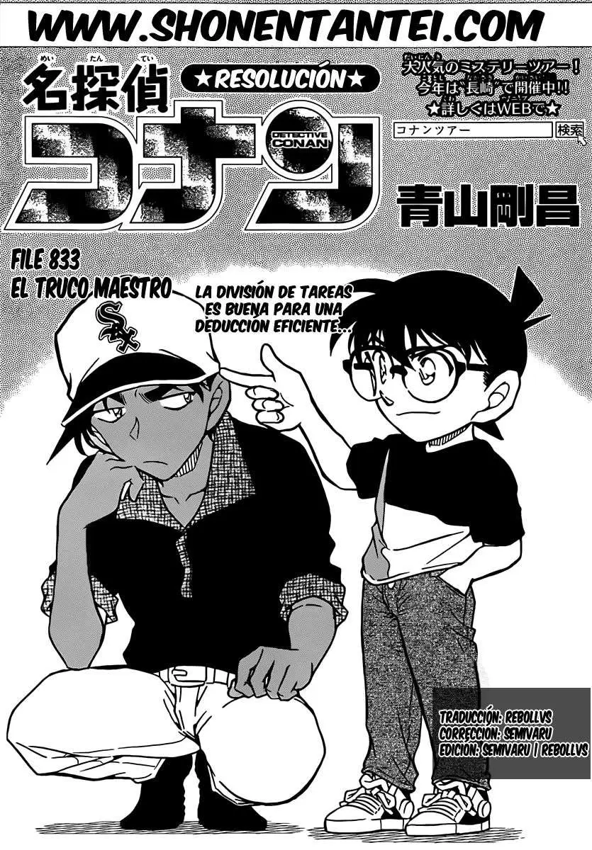 Detective Conan capítulo 833 página 1