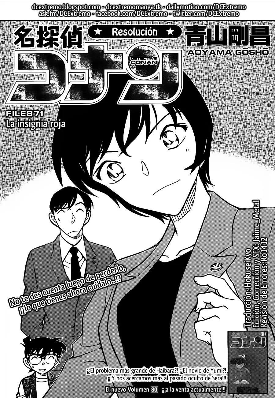 Detective Conan capítulo 871 página 2