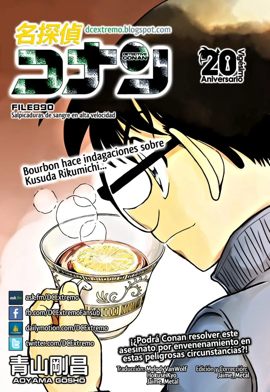 Detective Conan capítulo 890 página 1