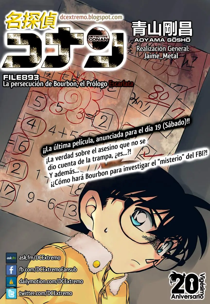 Detective Conan capítulo 893 página 1