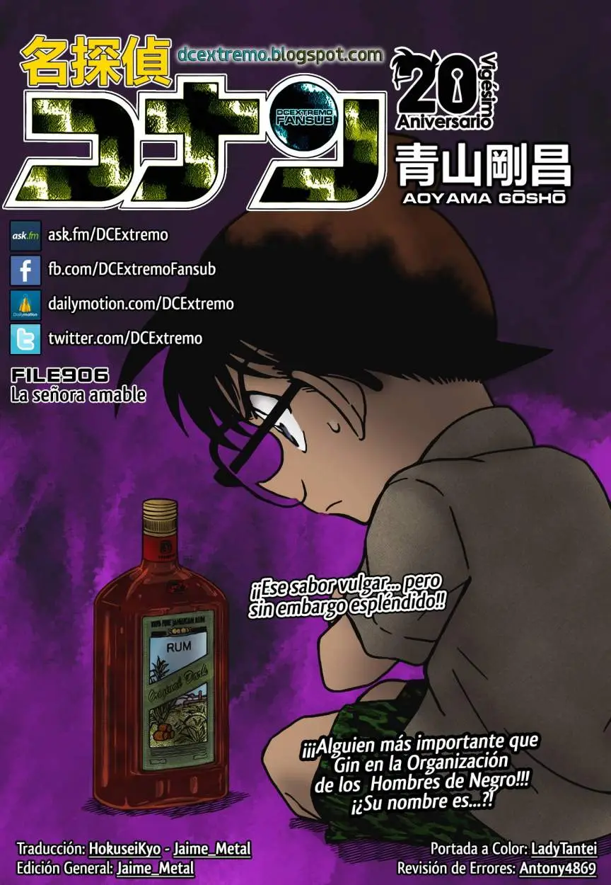 Detective Conan capítulo 906 página 1